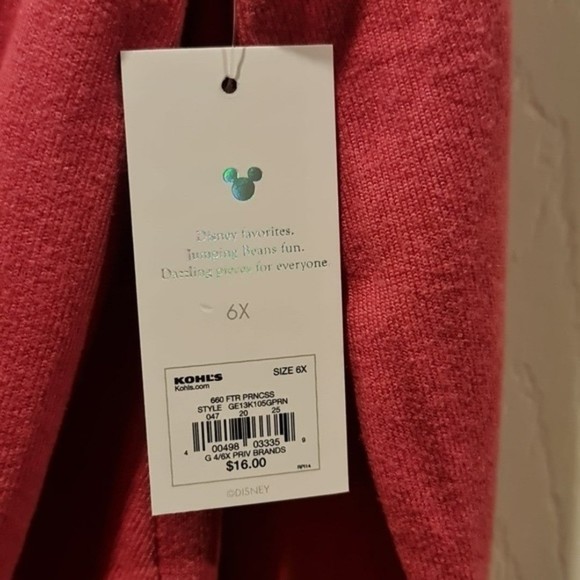 Limited Edition Disney Collection Princess Shirt Sz 6x NWTS - Picture 2 of 5